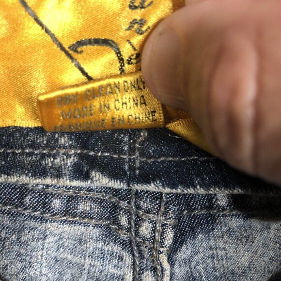 Y2K Vena Jeans Womens 4 Gray All Over Embroidery Boho Retro 70s Artsy - Picture 12 of 16